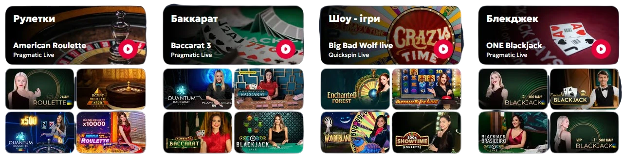 Live casino Слотокінг